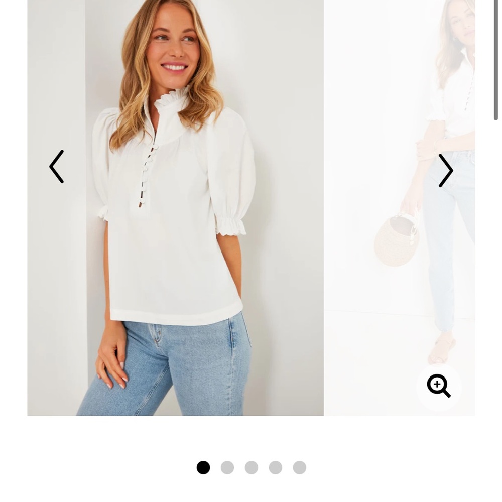White Selena Blouse
POMANDER PLACE - Picture 2 of 11